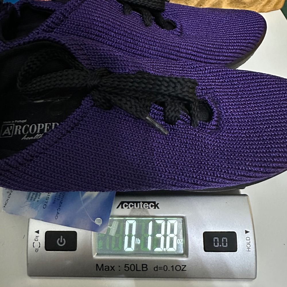 Arcopedico LS Knit Sneaker Women 39 US 8-8.5 Purple Walking Shoes Comfort Travel - Picture 12 of 12